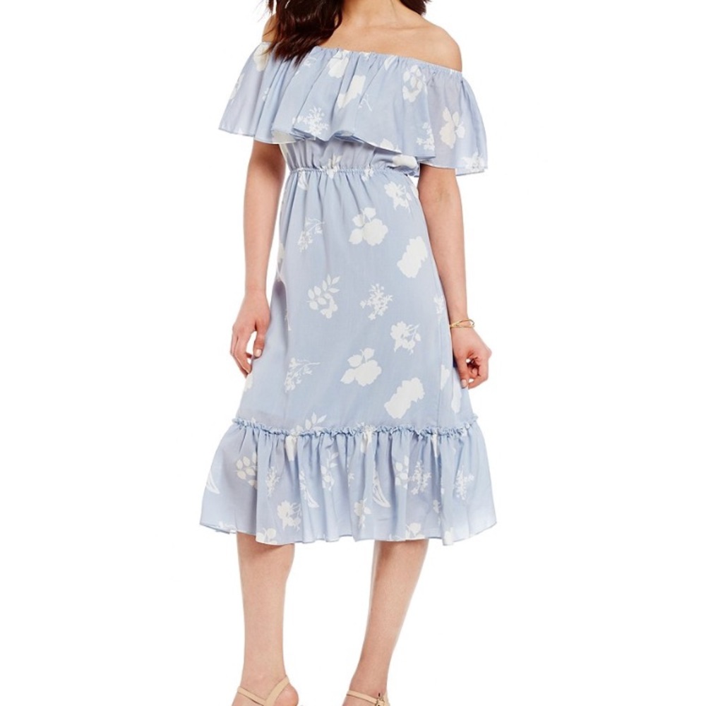 Gianni Bini Trixie Off Shoulder Floral Dress
